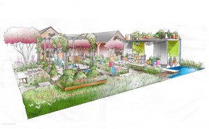 The RHS Greening Grey Britain Garden for Health, Happiness and Horticulture by designer Ann-Marie Powell