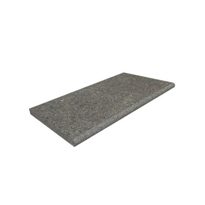 Image Displaying Dark Grey Granite Step Tread 900x500x40mm with a Long Edge Bullnose