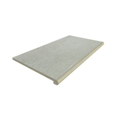 Image Displaying 900x560 Frosty Grey Step with a 36mm Bullnose Edge