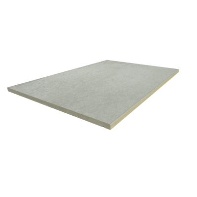 Image Displaying 900x600 Frosty Grey Step with a 5mm Pencil Round Edge