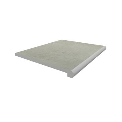 Image Displaying 600x560 Light Grey Step with a 36mm Bullnose Edge