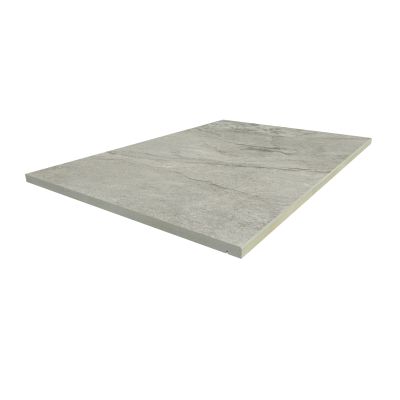 Image Displaying 900x600 Marble Grey Step with a 5mm Chamfer Edge