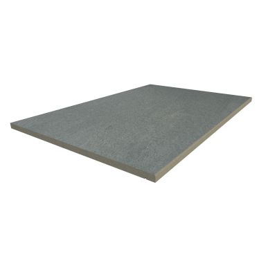 Image Displaying 900x600 Platinum Grey Step with a 5mm Pencil Round Edge