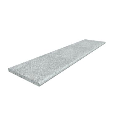 Image Displaying Silver Grey Step Tread 2000x500x40mm with a Long Edge Bullnose