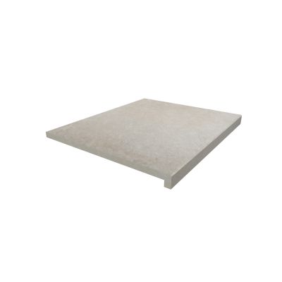 Image Displaying 600x500 Slab Khaki Step with a 40mm Downstand Edge