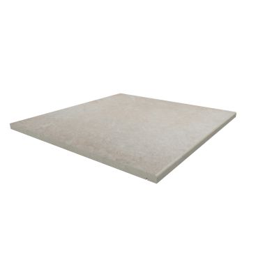 Image Displaying 600x600 Slab Khaki Step with a 5mm Pencil Round Edge