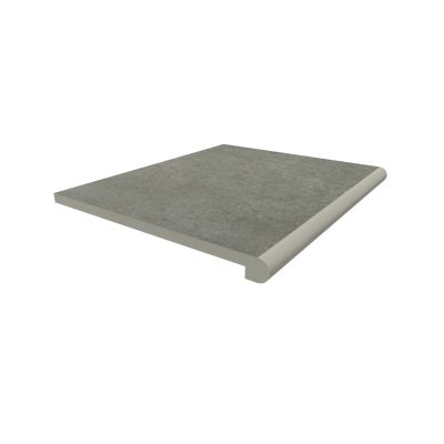 Image Displaying 600x560 Steel Grey Step with a 36mm Bullnose Edge
