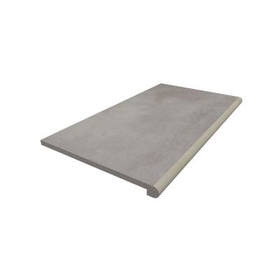 900x500mm Venetian Grey porcelain 40mm bullnose step tread, with 10-year guarantee, and free next-day delivery available.***