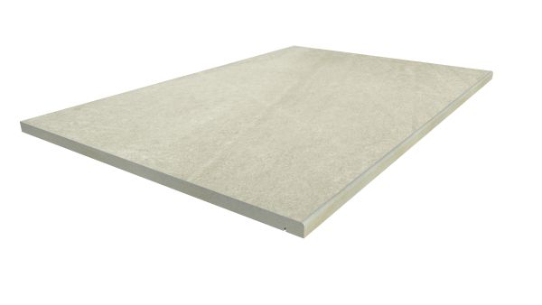 Image Displaying 900x600 Ash Beige Step with a 5mm Pencil Round Edge