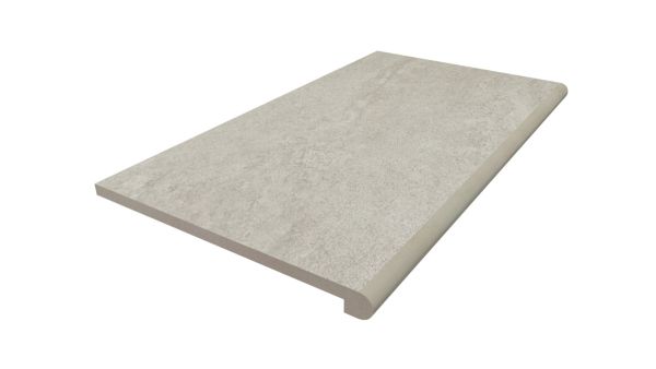 900x560mm Astor Grey porcelain 36mm bullnose step tread, with 10-year guarantee, and free next-day delivery available.***