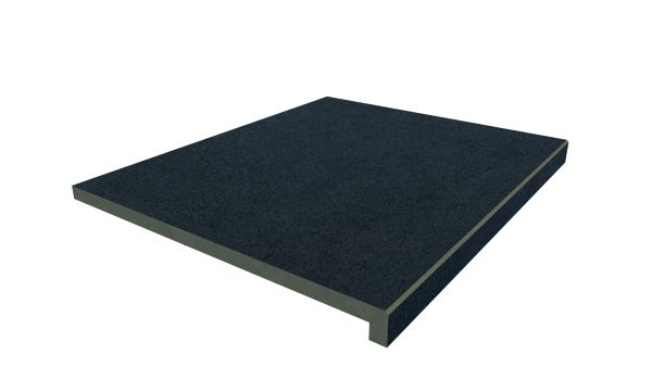 Image Displaying 900x500 Charcoal Step with a 40mm Downstand Edge