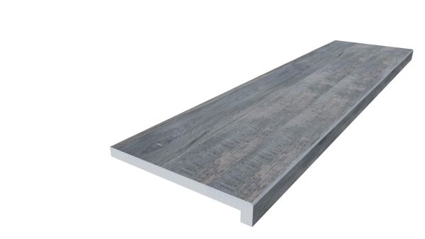 Image Displaying 1200x290 Cinder Step with a 40mm Downstand Edge