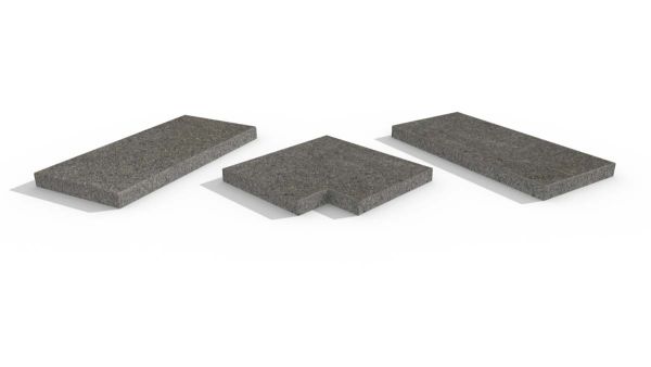 Image Displaying Dark Grey Granite Coping Collection