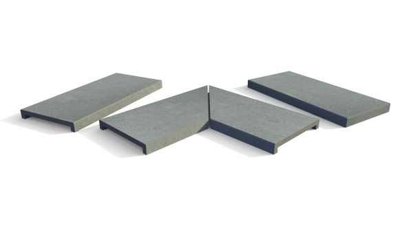 Image Displaying Platinum Grey Coping Collection