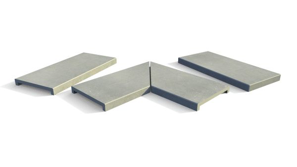 Image Displaying Polished Concrete Coping Collection