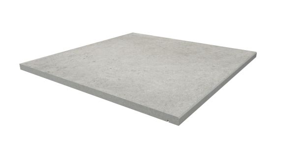 Image Displaying 600x600 Florence Grey Step with a 5mm Chamfer Edge