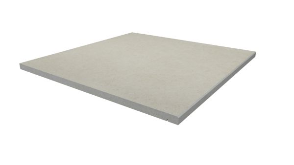 Image Displaying 600x600 Florence White Step with a 5mm Chamfer Edge