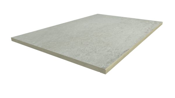 Image Displaying 900x600 Frosty Grey Step with a 5mm Chamfer Edge