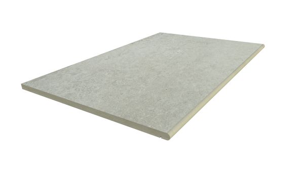 Image Displaying 900x600 Frosty Grey Step with a 20mm Bullnose Edge
