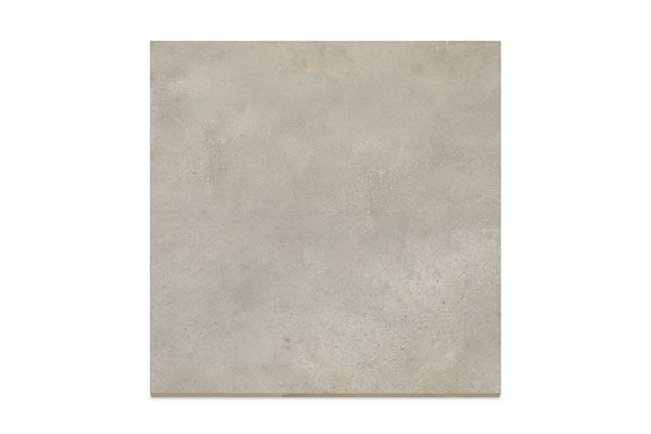 Square sample of Heritage Grey Porcelain Paving in 600x600 format, featuring mid-grey colouring and a natural stone-effect finish.***