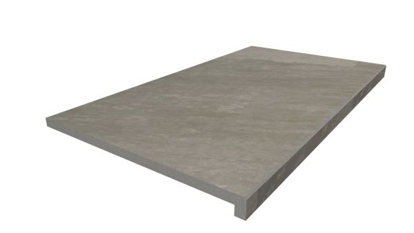 Image Displaying 900x500 Kandla Grey Step with a 40mm Downstand Edge