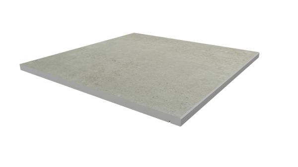 Image Displaying 600x600 Light Grey Step with a 5mm Chamfer Edge