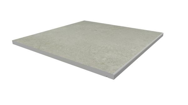 Image Displaying 600x600 Light Grey Step with a 5mm Pencil Round Edge