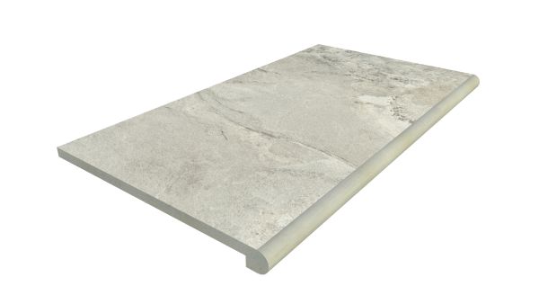 Image Displaying 900x560 Marble Grey Step with a 36mm Bullnose Edge