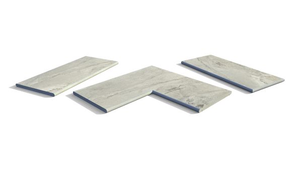 Image Displaying Marble Grey Coping Collection