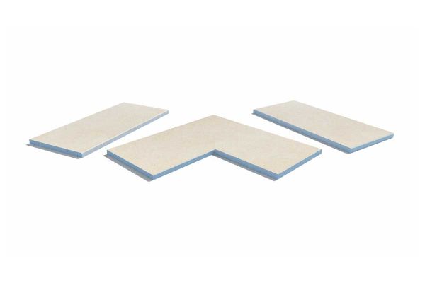 Mint Porcelain 5mm Chamfered Coping Stones