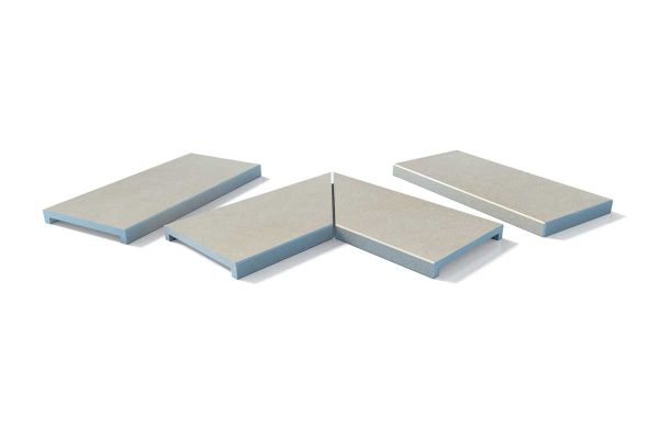 Mint Porcelain 40mm Downstand Coping Stones