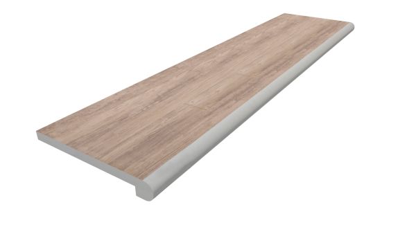 Image Displaying 1200x300 Rovere Step with a 36mm Bullnose Edge