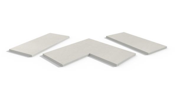 Image Displaying Sandy White Coping Collection