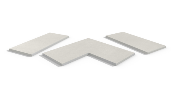 Image Displaying Sandy White Coping Collection