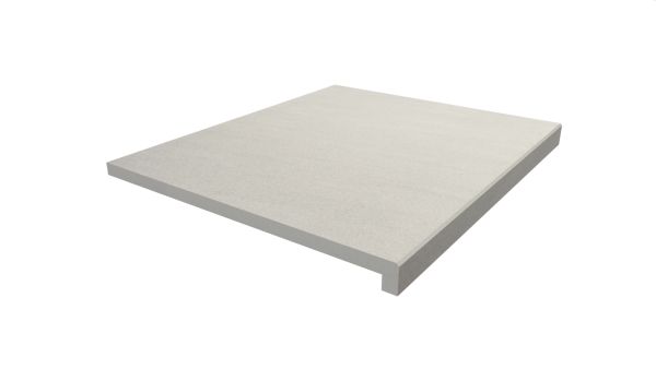 Image Displaying 600x500 Sandy White Step with a 40mm Downstand Edge