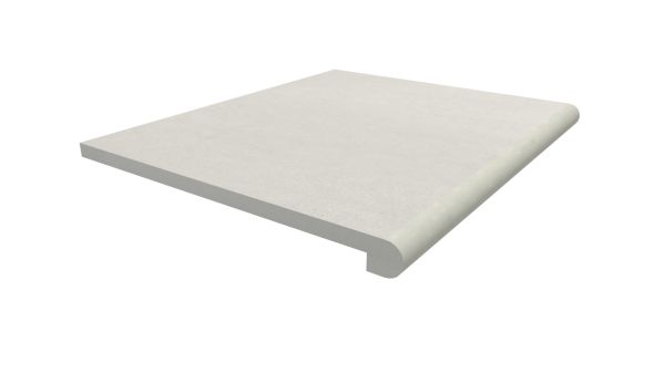 Image Displaying 600x560 Sandy White Step with a 36mm Bullnose Edge