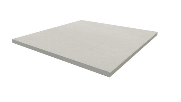 Image Displaying 600x600 Sandy White Step with a 5mm Chamfer Edge