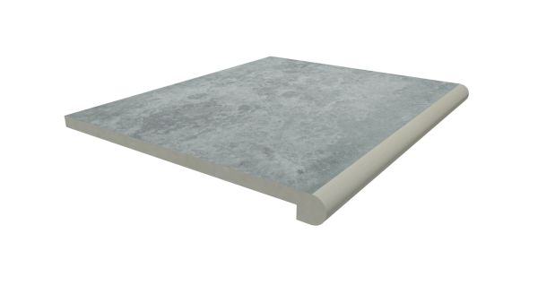 Image Displaying 600x560 Silver Contro Step with a 36mm Bullnose Edge