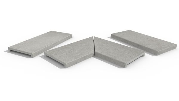 Image Displaying Silver Grey Coping Collection