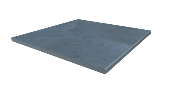 Image Displaying 600x600 Slab Coke Step with a 5mm Pencil Round Edge