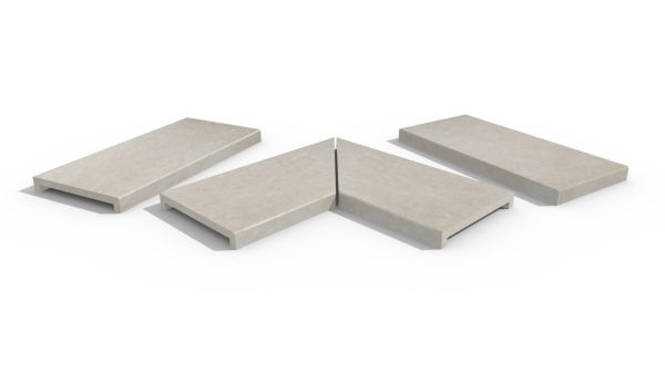 Image Displaying Slab Khaki Coping Collection