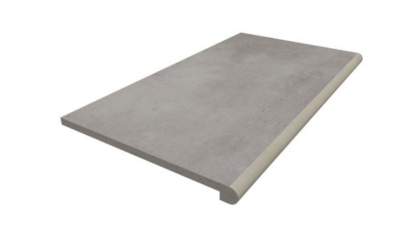 900x500mm Venetian Grey porcelain 40mm bullnose step tread, with 10-year guarantee, and free next-day delivery available.***