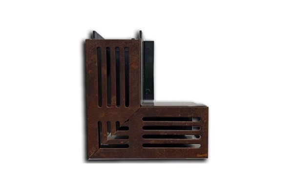 Corten Steel Channel Drain Corner Unit