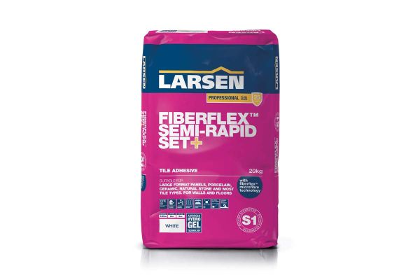 Larsen Fiberflex Semi-Rapid Set + Adhesive