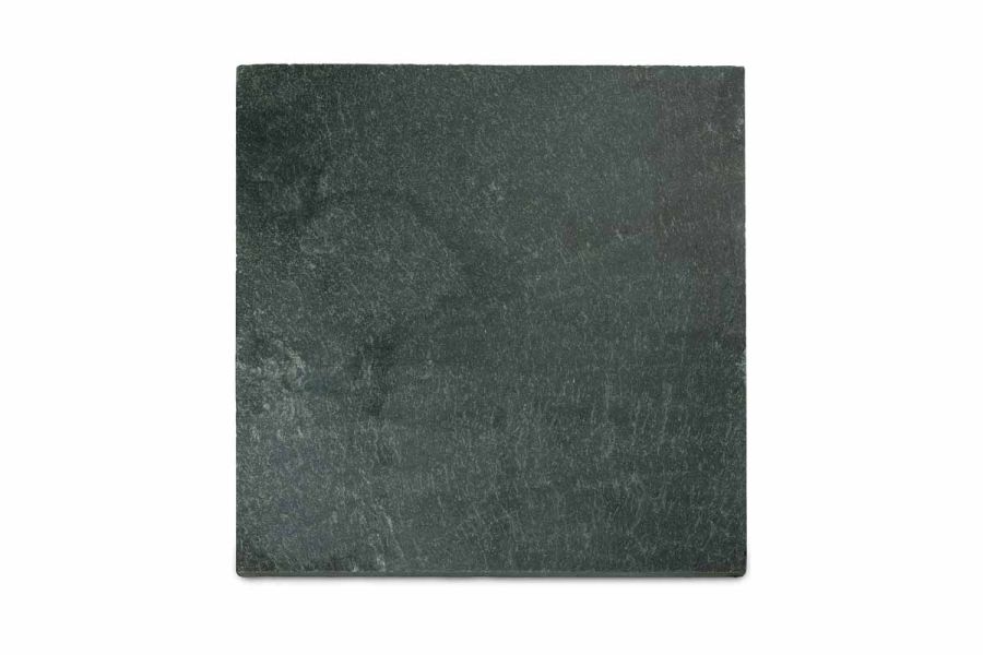 Single very dark-coloured Green slate slab seen from above, showing surface texture and markings. Free UK delivery available.