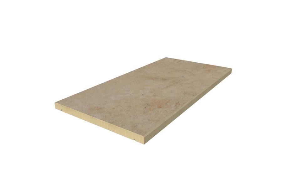 Jura Beige straight coping stone, with 5mm chamfered profile applied to long edges. With free next-day delivery available.