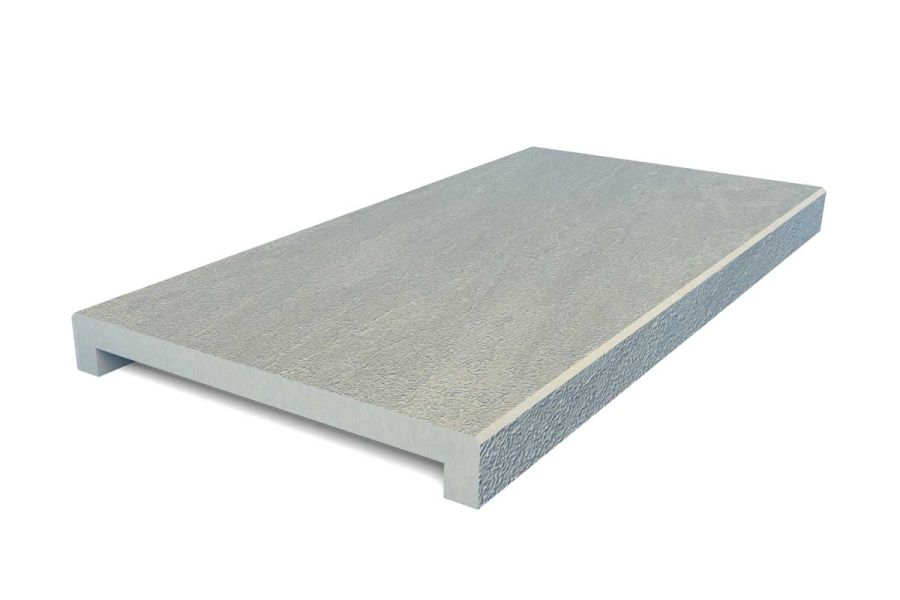 Raj Green 40mm downstand straight coping, part of our budget porcelain paving range, with free next-day delivery available. 