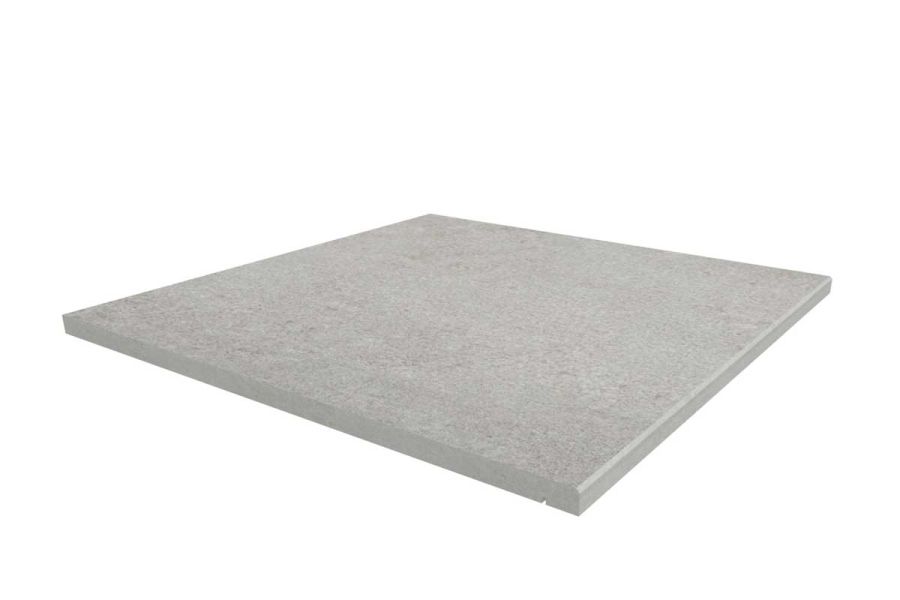 Silver Grey 600x600mm step with 5mm chamfered edge. Free next-day UK delivery available. Comes with 10-year guarantee.