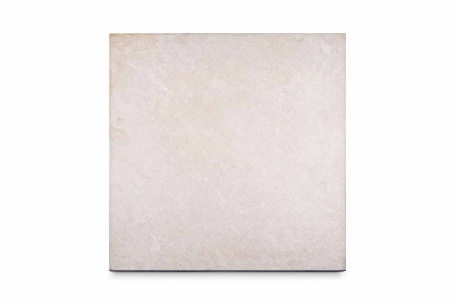 Single Slab Khaki Porcelain outdoor tile showing smooth texture and consistent cream colour. Available with free next-day delivery.