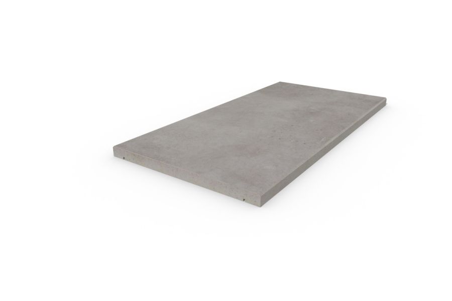 Venetian Grey straight coping stone, with 5mm chamfered profile applied to long edges. With free next-day delivery available.